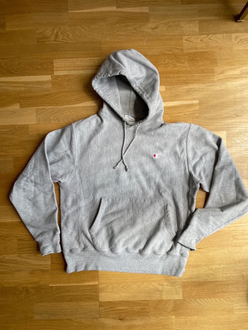 Champion Light Gray Pullover Hoodie